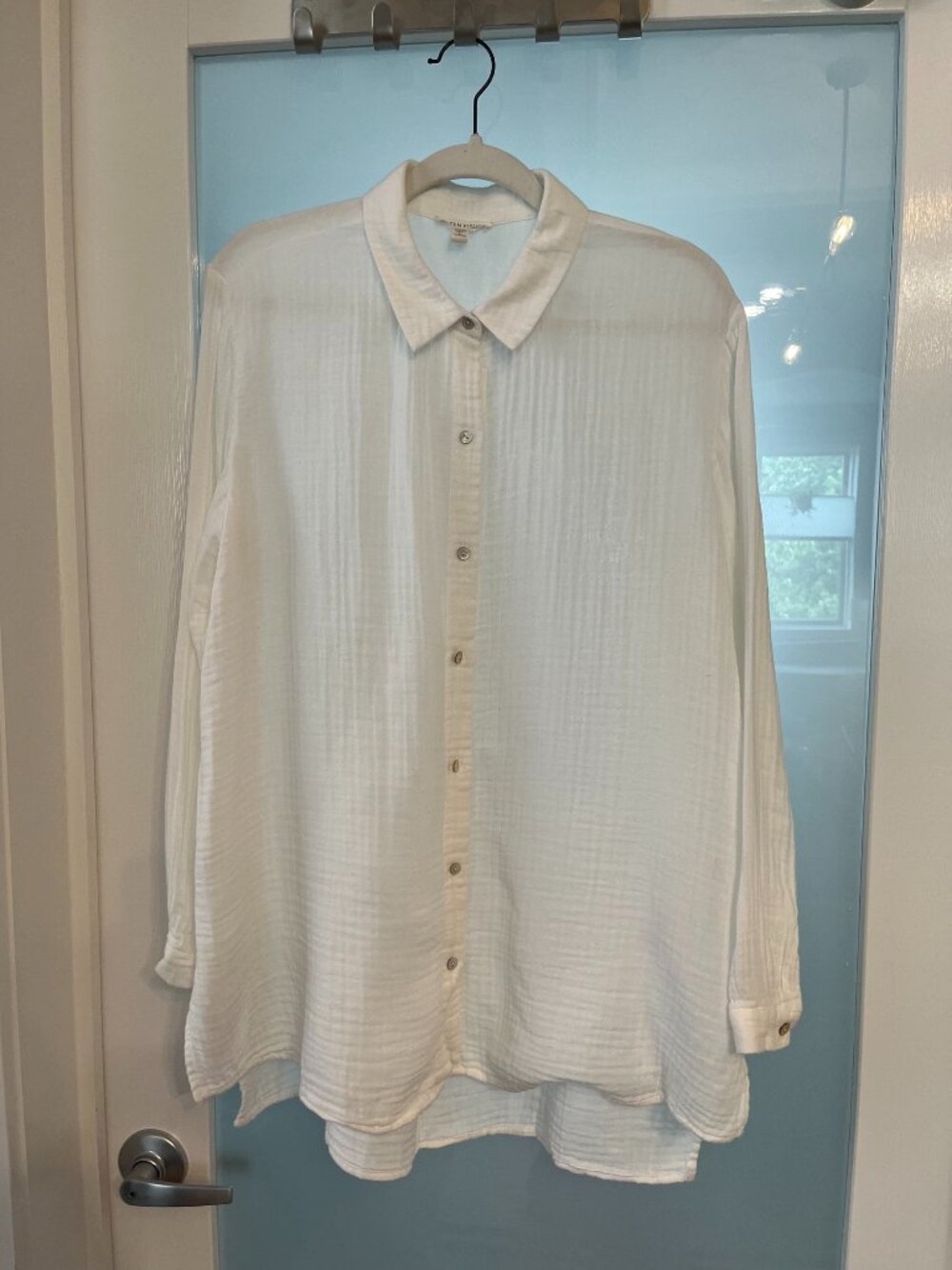 Eileen Fisher - Long Sleeve Button Front